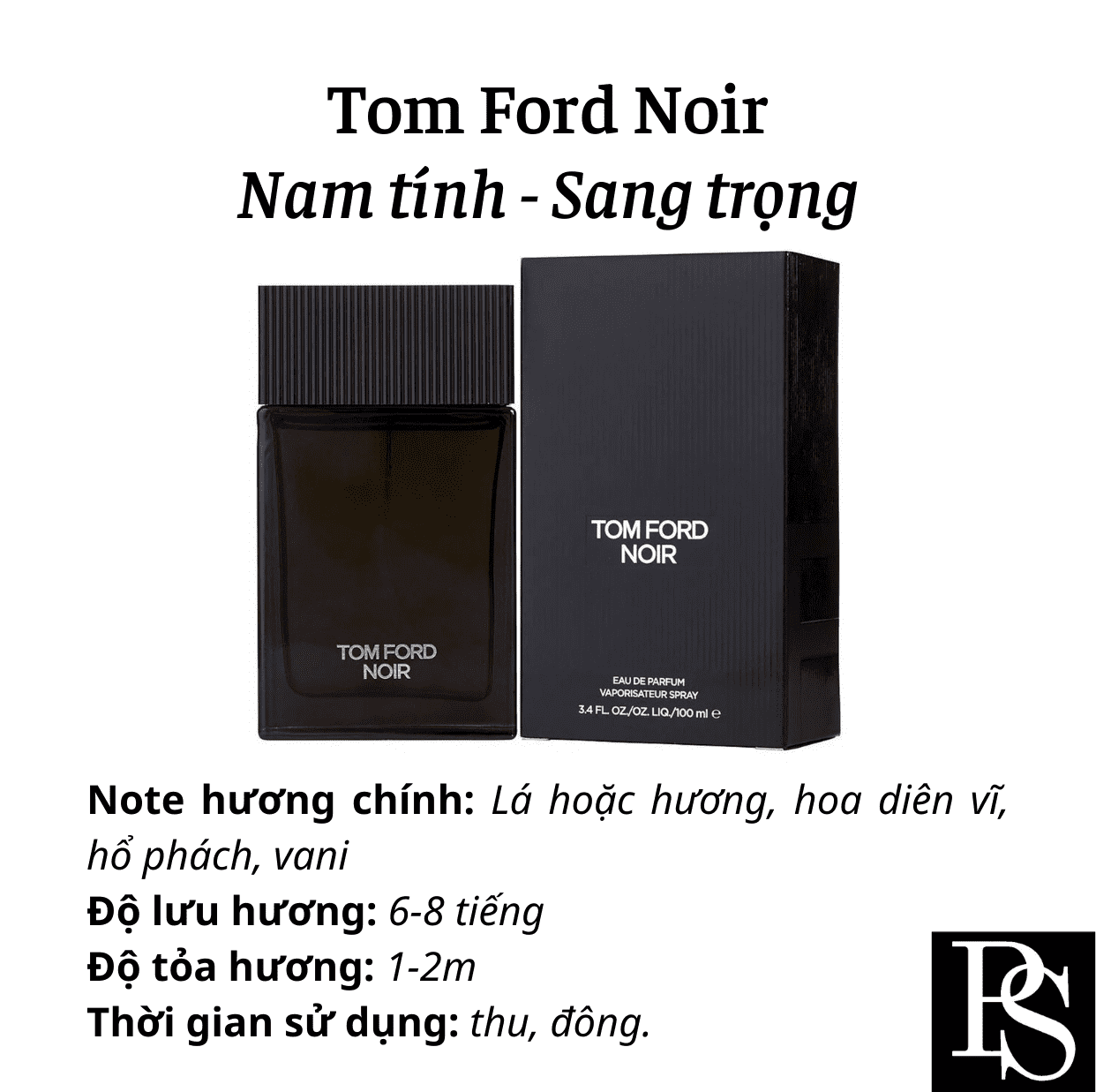 Nước hoa Nam - Tom Ford Noir EDP