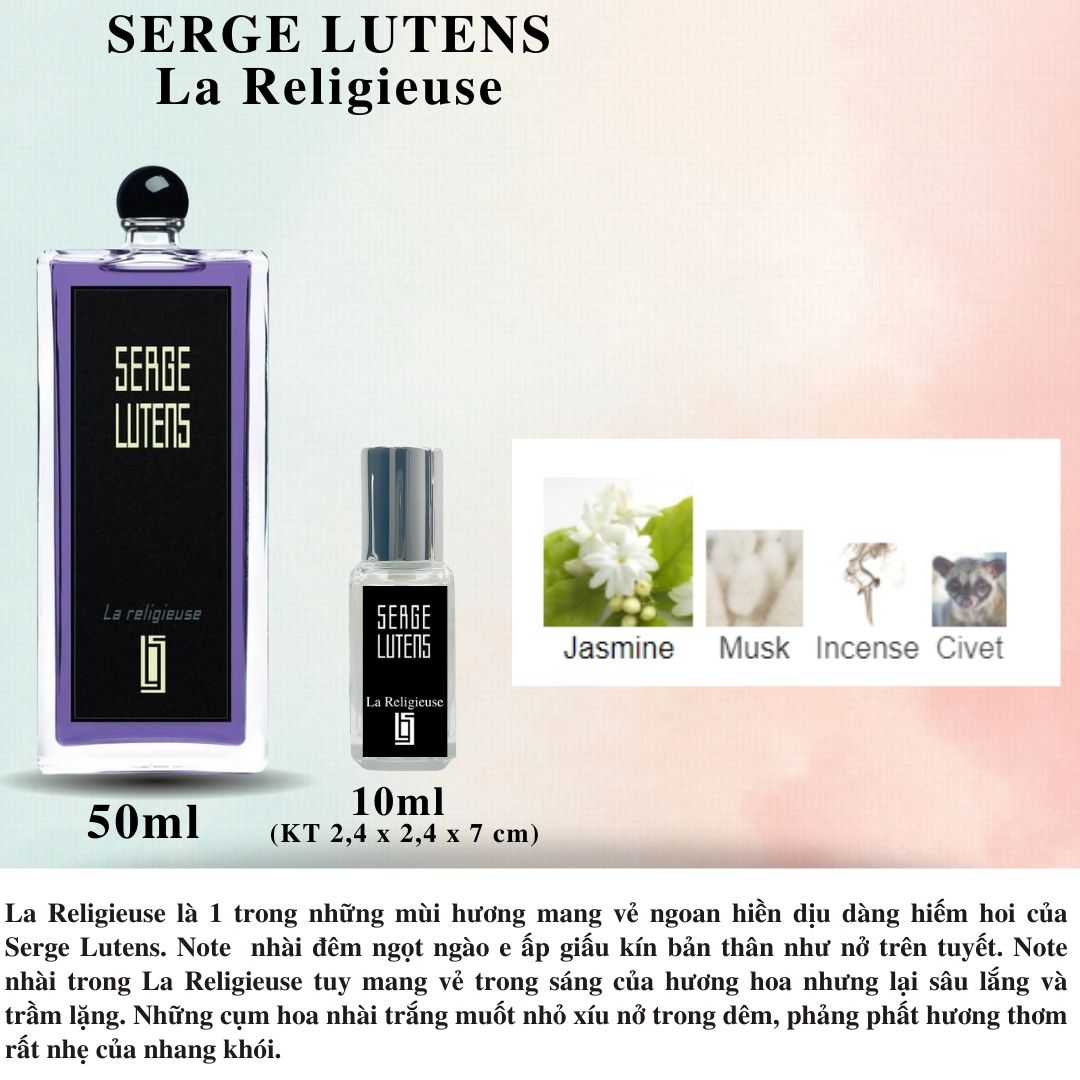 Nước hoa Niche - Serge Lutens La Religieuse EDP