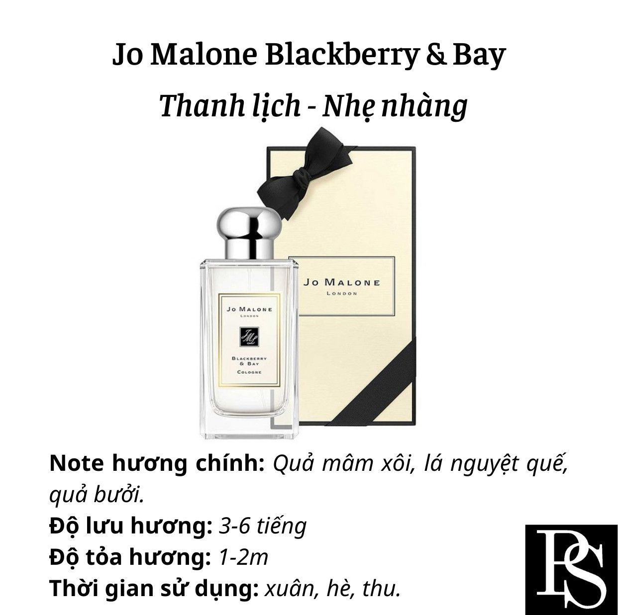 Nước hoa Niche - Jo Malone Blackberry & Bay