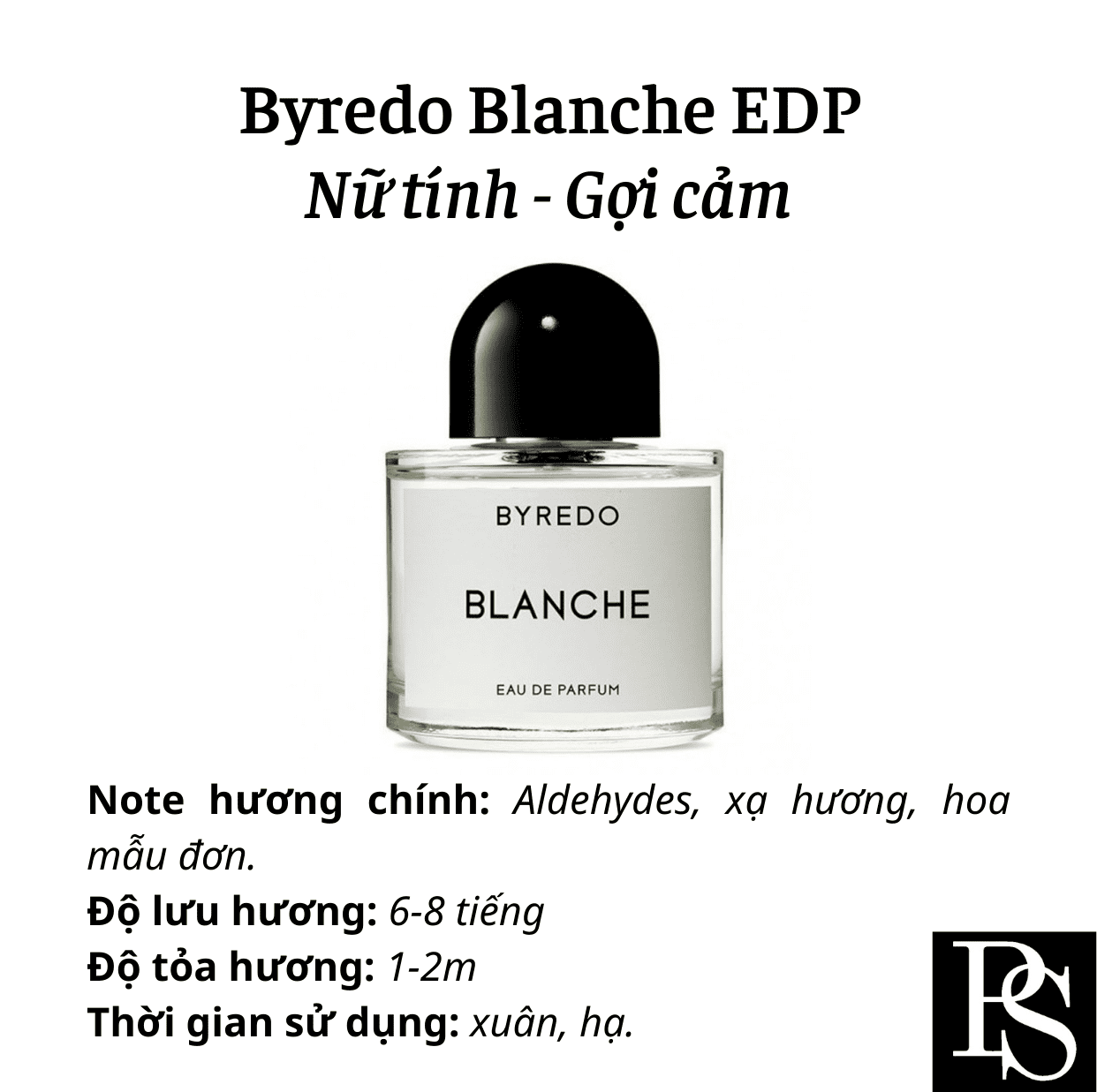 Nước hoa Niche - Byredo Parfums Blanche EDP