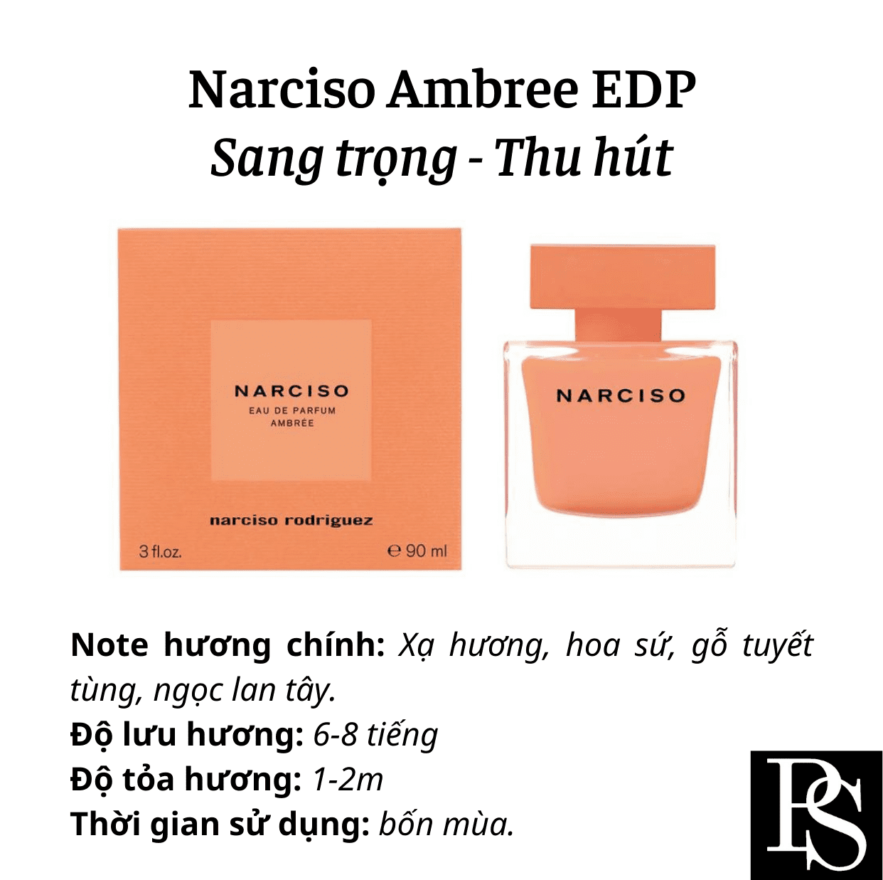 Nước hoa Nữ - Narciso Rodriguez Narciso Ambrée 2020