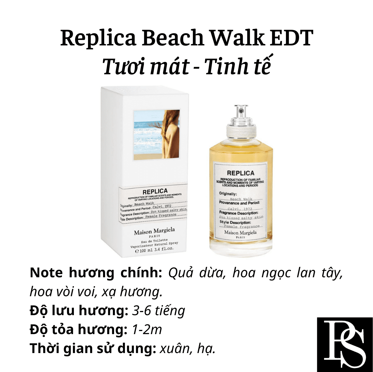 Nước hoa Niche - Maison Martin Margiela Replica Beach Walk