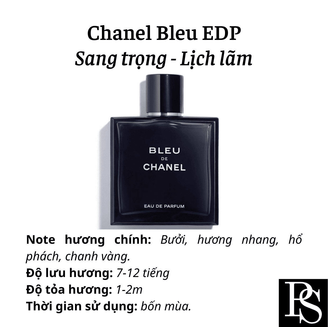 Nước hoa Nam - Chanel Bleu EDP