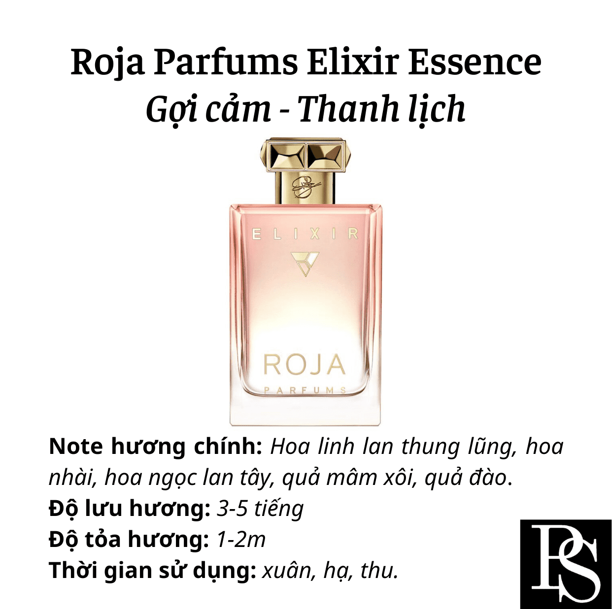 Nước hoa Niche - ROJA Elixir Essence De Parfum