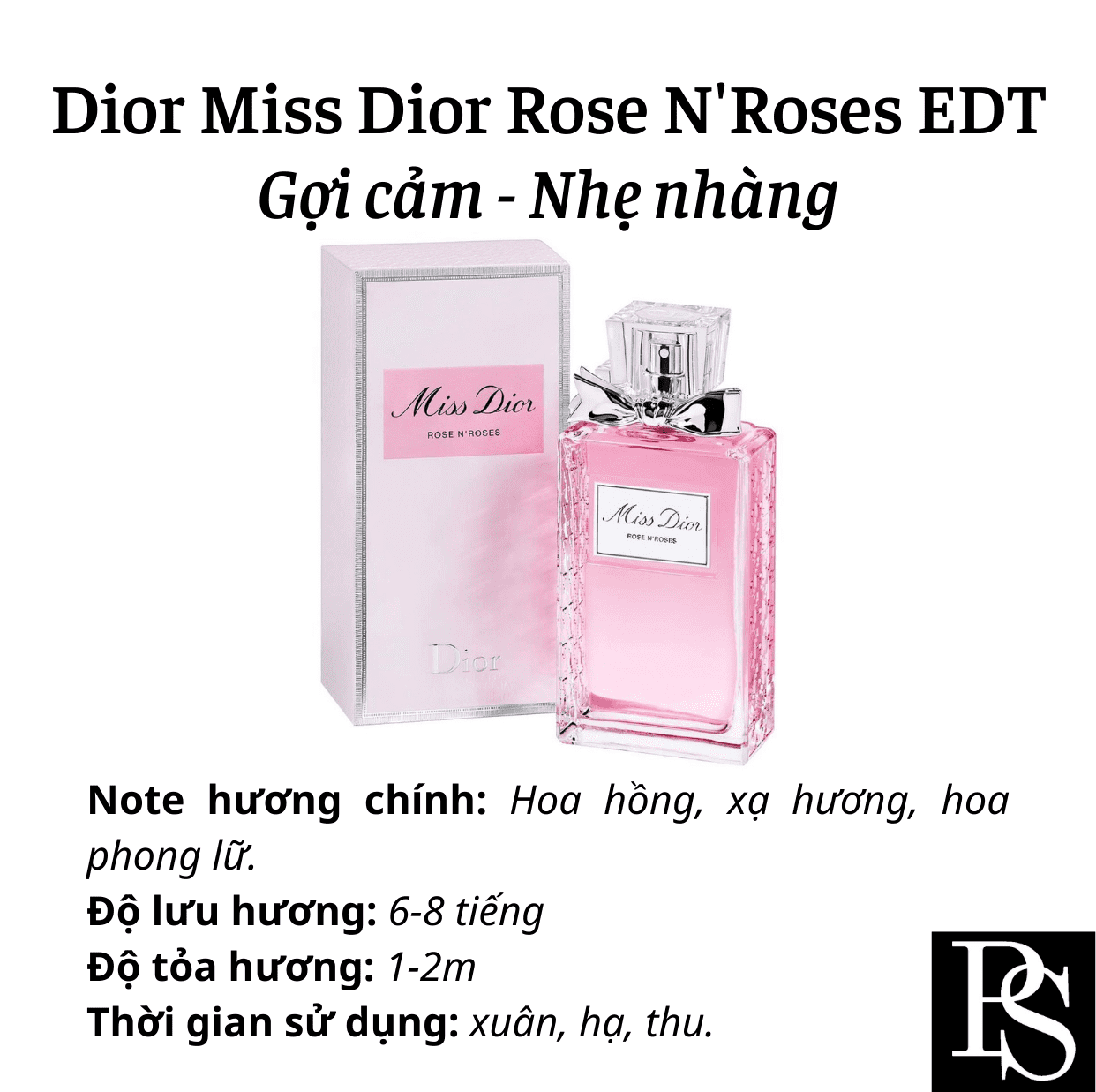 Nước hoa Nữ - Dior Miss Dior Rose N'Roses EDT