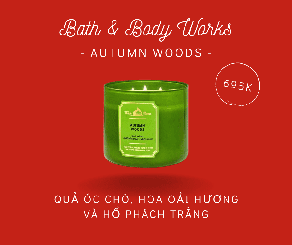 Nến Bath & Body Works 3 Bấc - 411gam