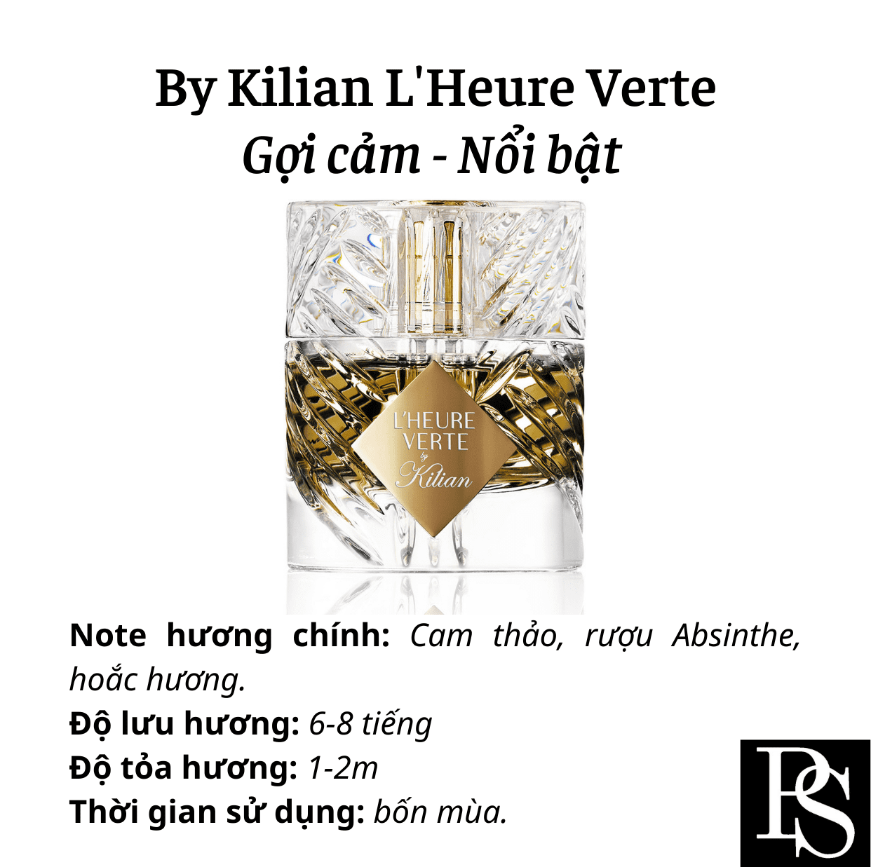 Nước hoa Niche - By Kilian L'heure Verte EDP