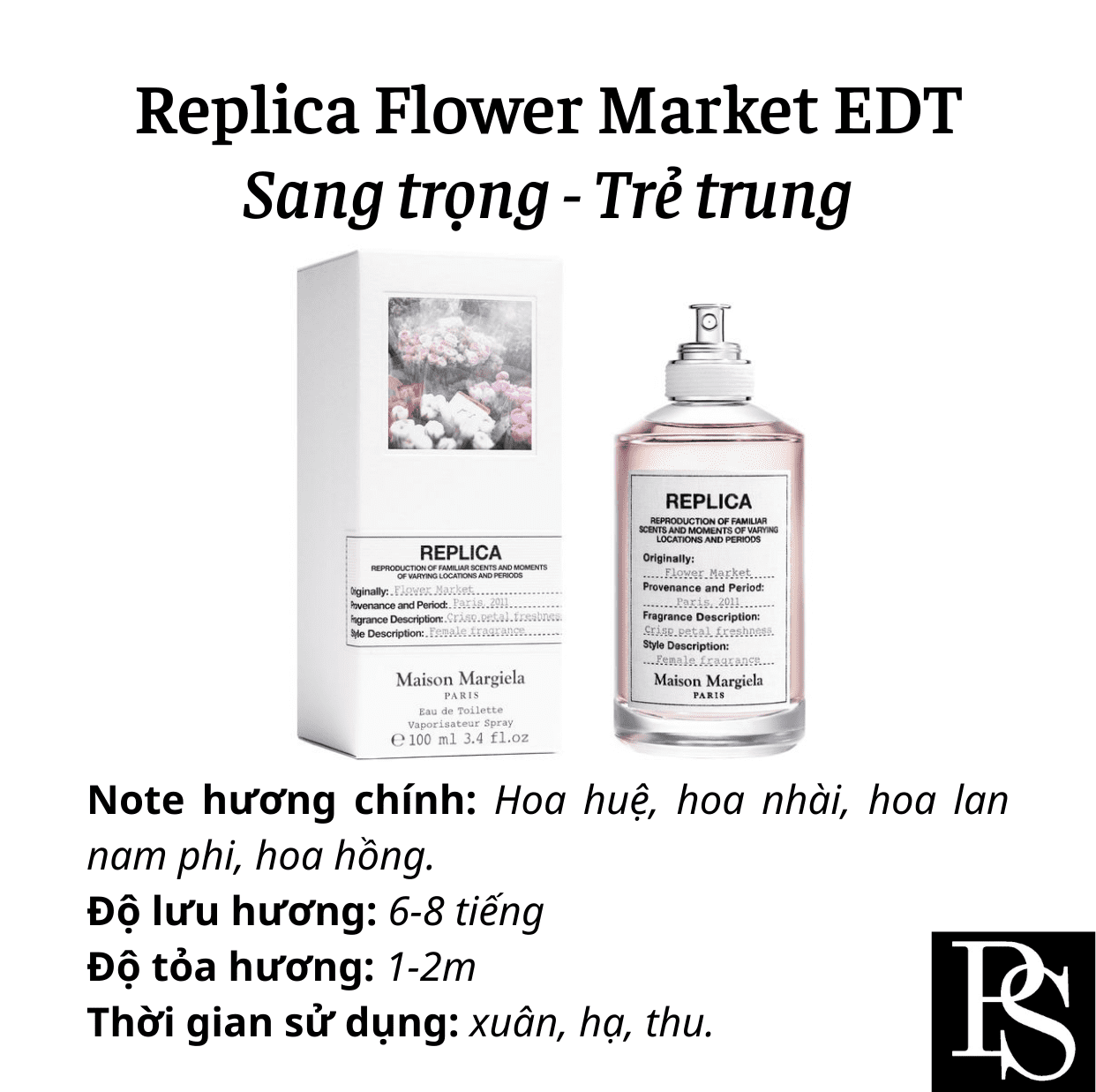 Nước hoa Niche - Maison Martin Margiela Replica Flower Market EDT