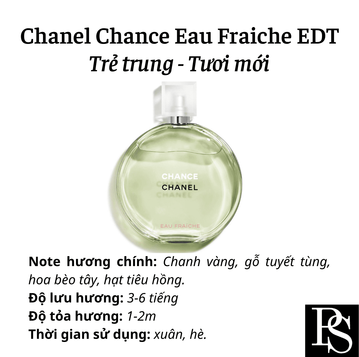 Nước hoa Nữ - Chanel Chance EDT