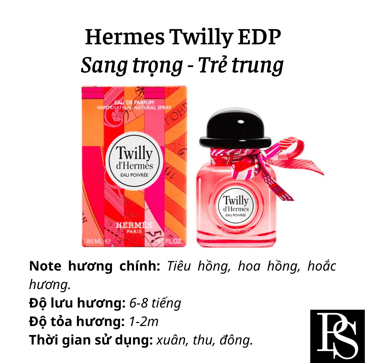 Nước hoa Nữ - Hermes Twilly Eau Poivree