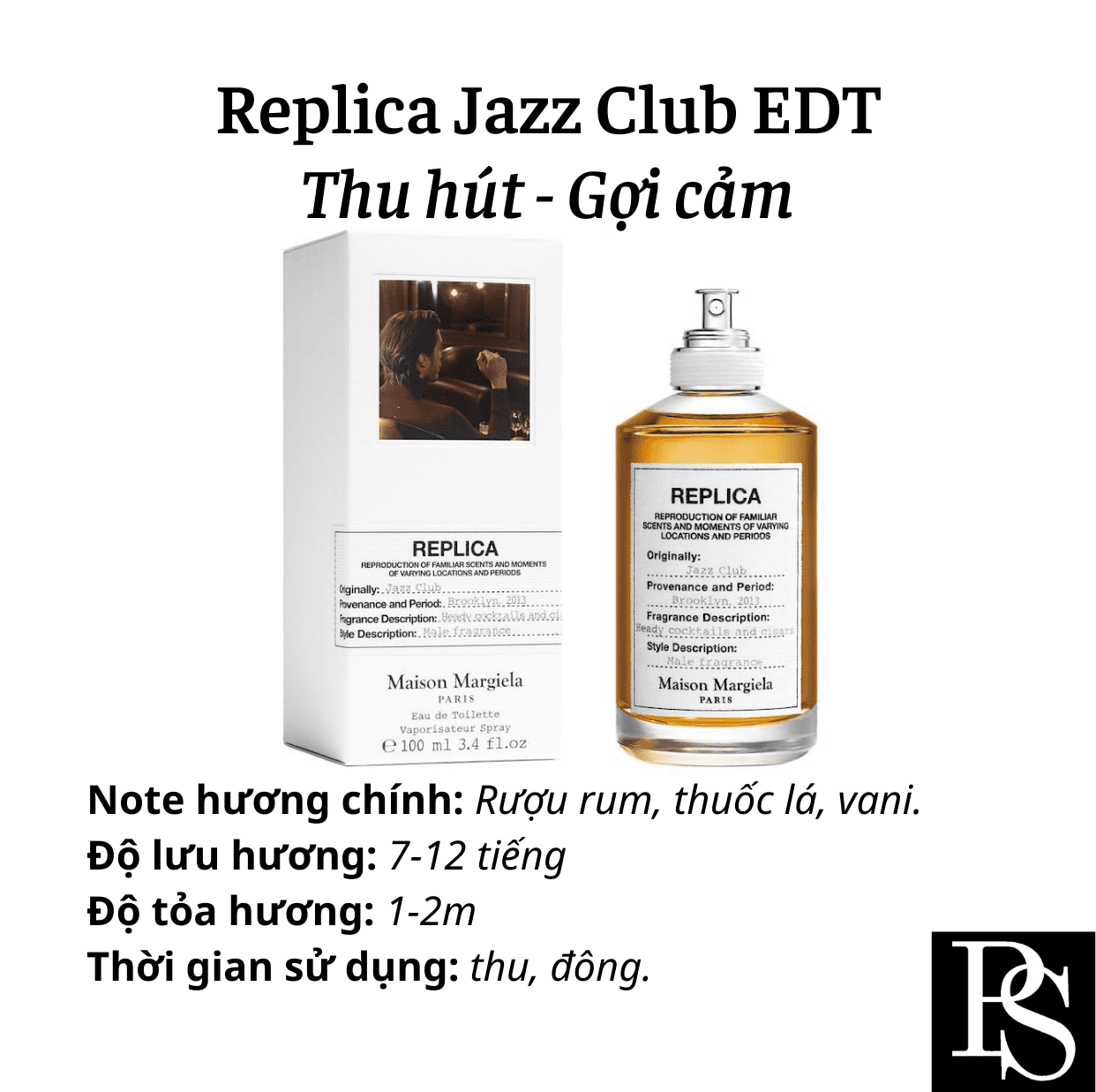 Nước hoa Niche - Maison Martin Margiela Replica Jazz Club EDT