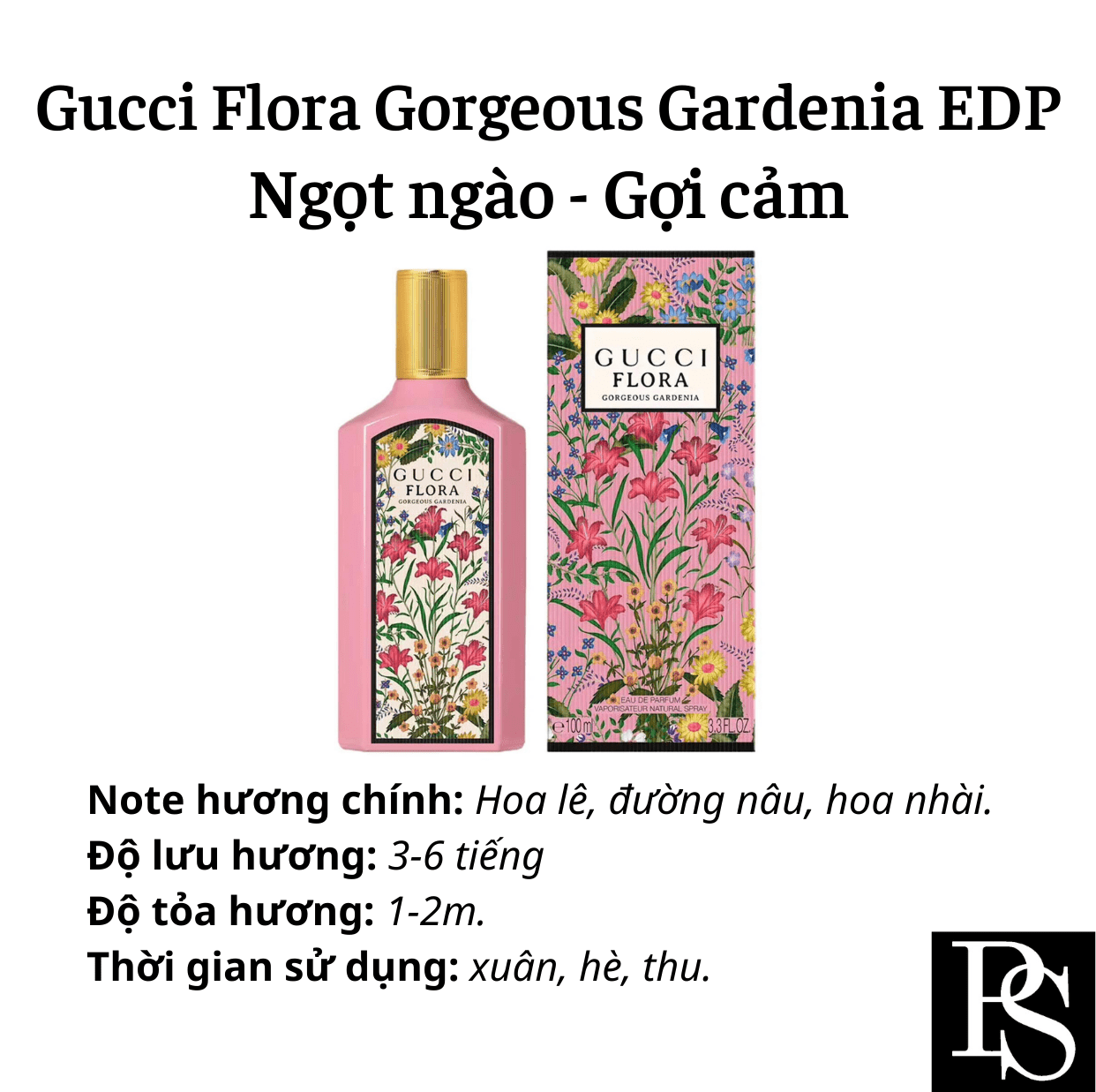 Nước hoa Nữ - Gucci Flora Gorgeous Gardenia EDP