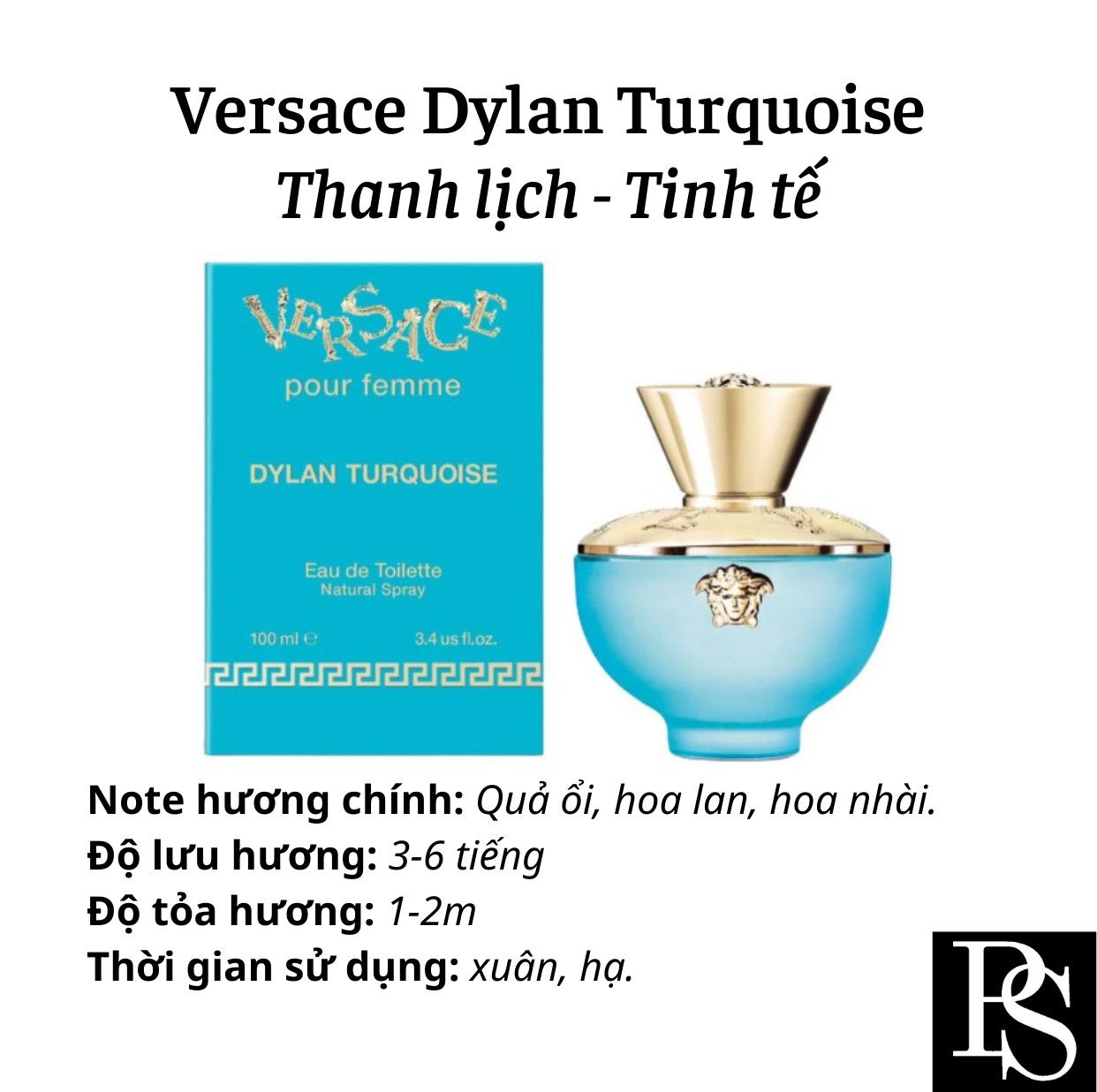 Nước hoa Nữ - Versace Dylan Turquoise