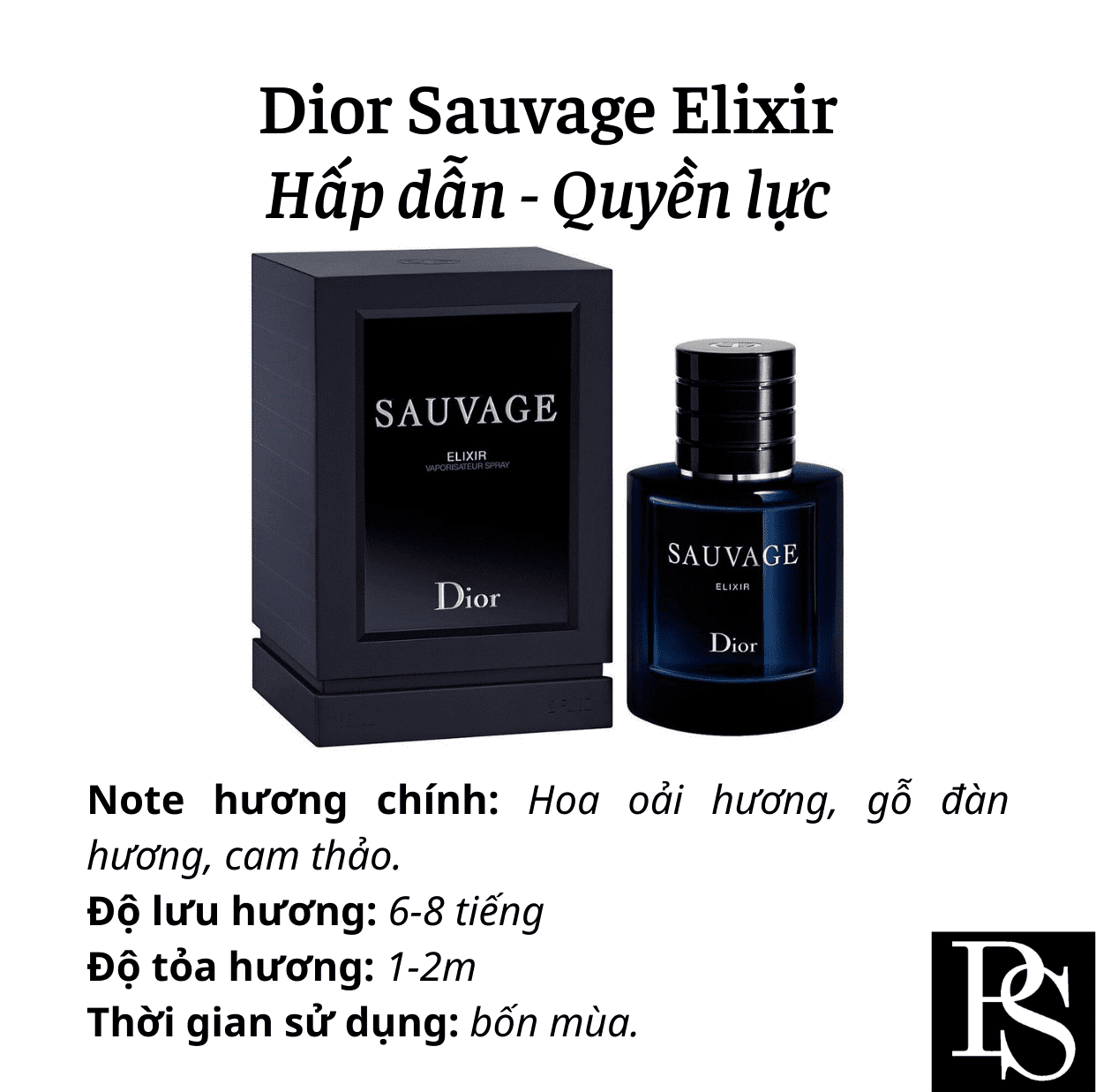 Nước hoa Nam - Dior Sauvage Elixir