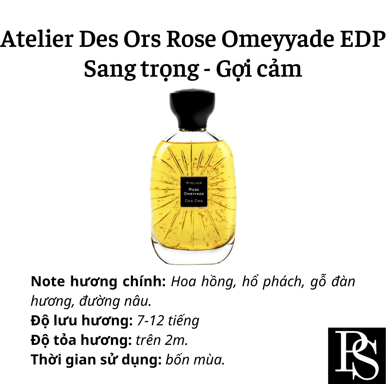 Nước hoa Niche - Atelier des Ors Rose Omeyyade