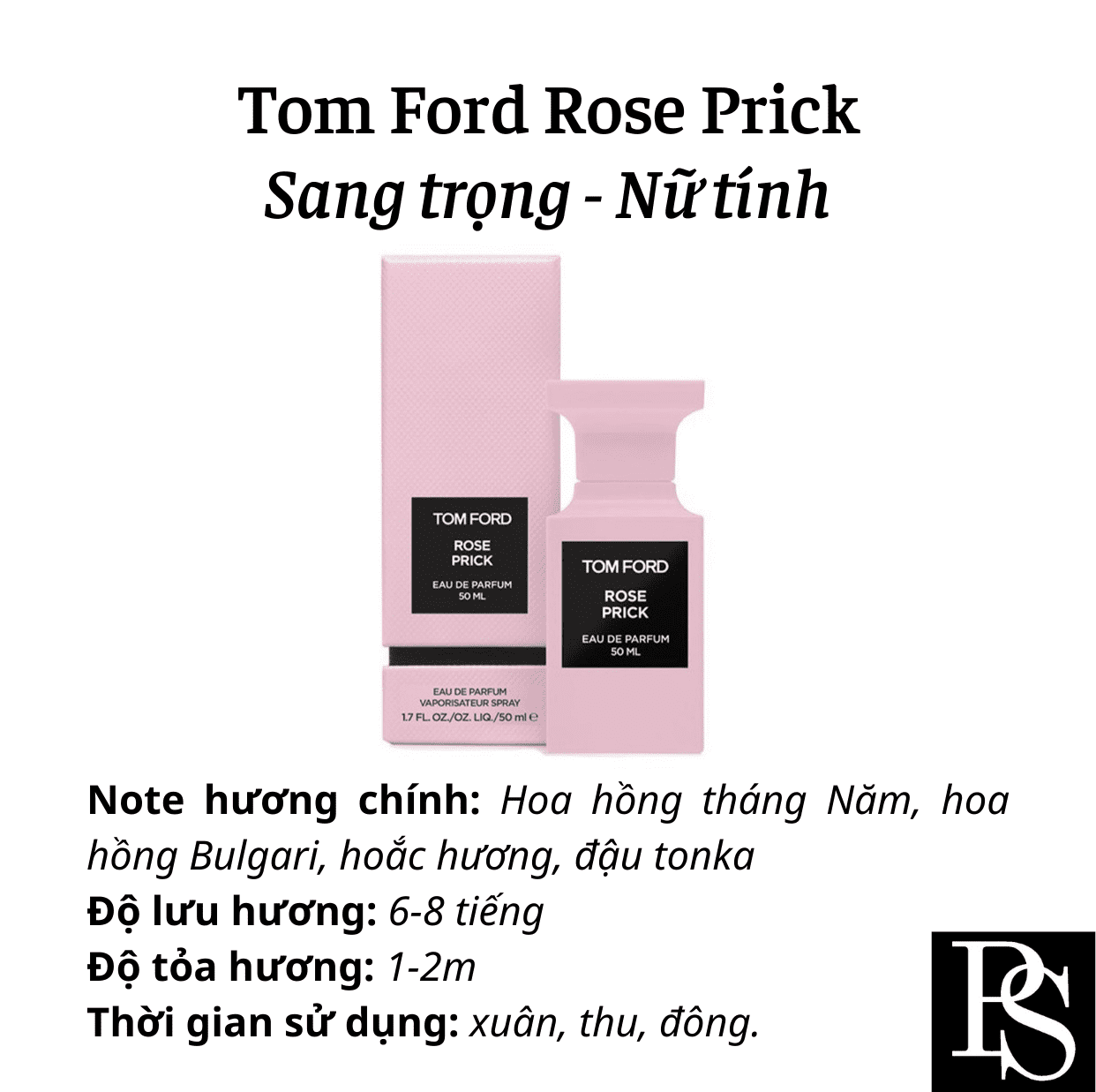 Nước hoa Niche - Tom Ford Rose Prick EDP