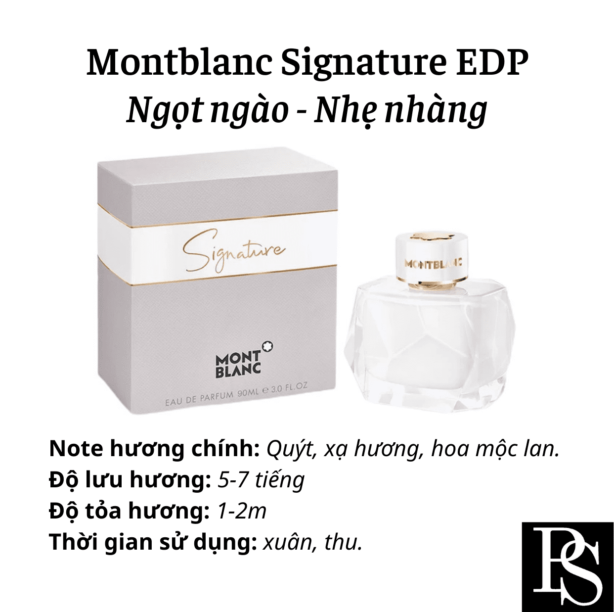 Nước hoa Nữ - Montblanc Signature EDP