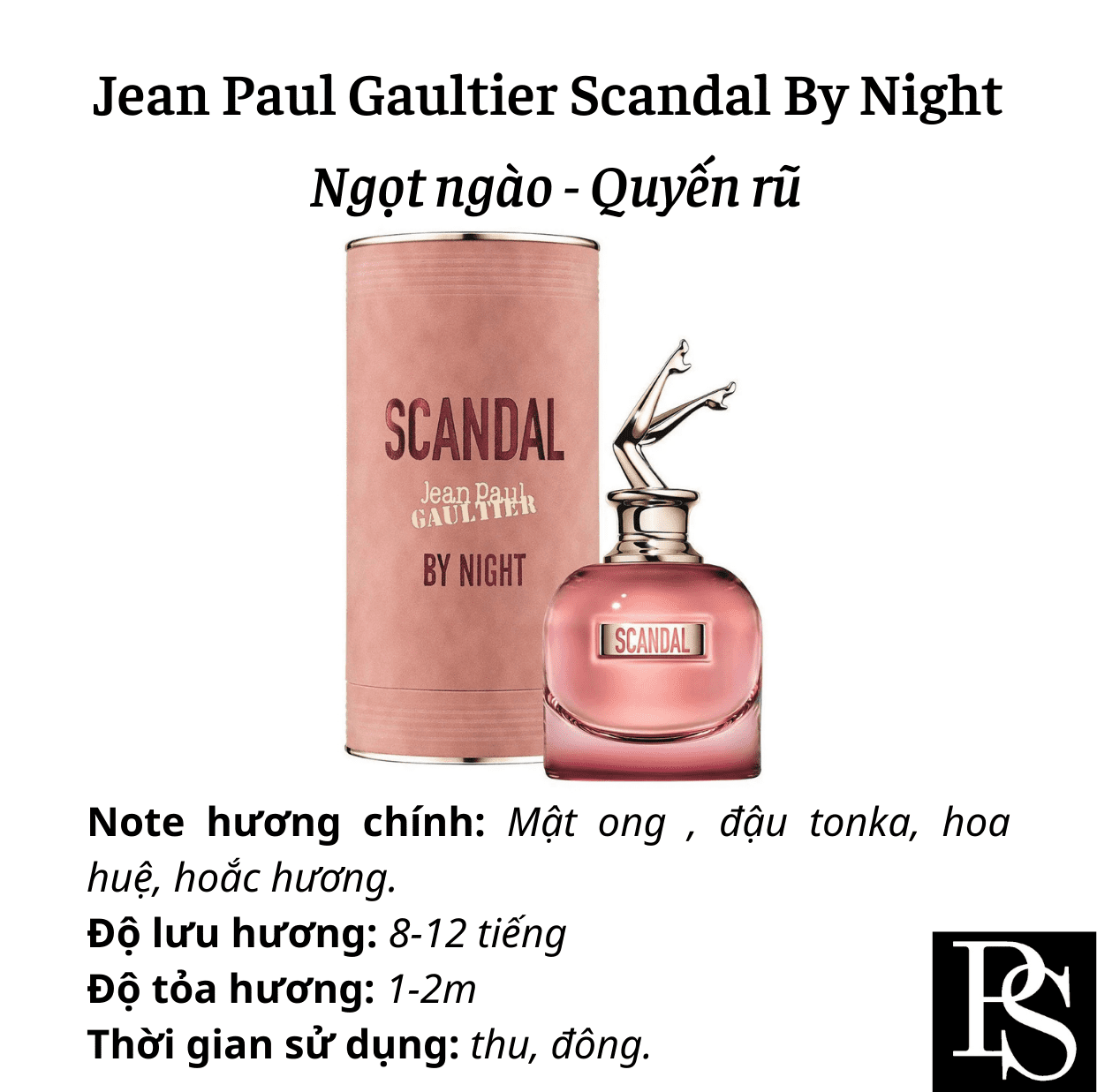 Nước hoa Nữ - Jean Paul Gaultier Scandal By Night