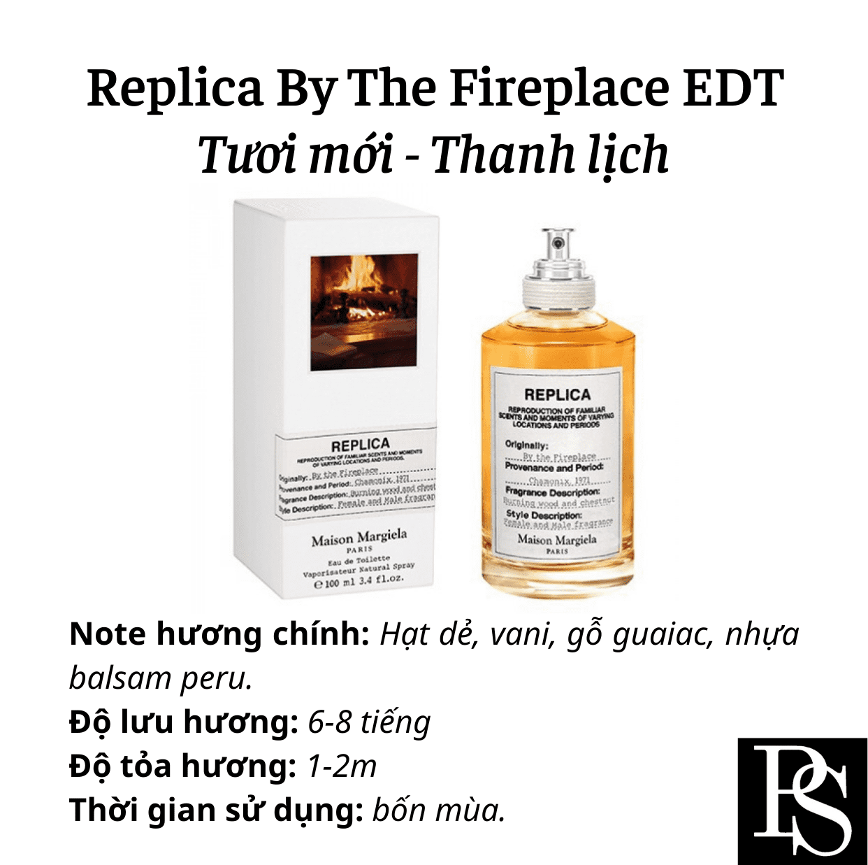 Nước hoa Niche - Maison Martin Margiela Replica By The Fireplace EDT