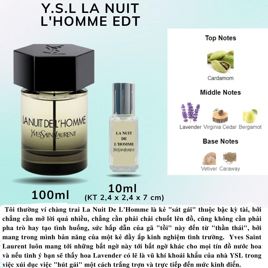 Nước hoa Nam - YSL La Nuit De L'Homme EDT