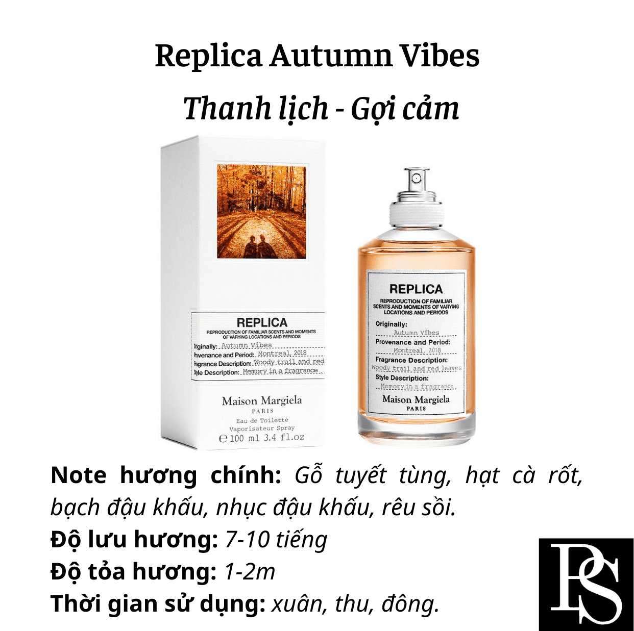 Nước hoa Niche - Maison Martin Margiela Replica Autumn Vibes