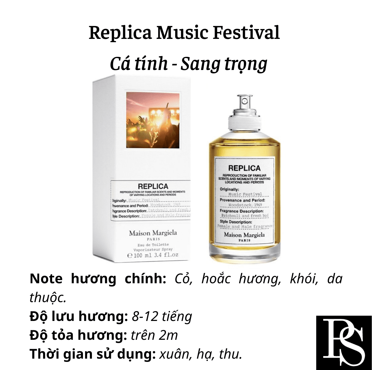 Nước hoa Niche - Maison Martin Margiela Replica Music Festival