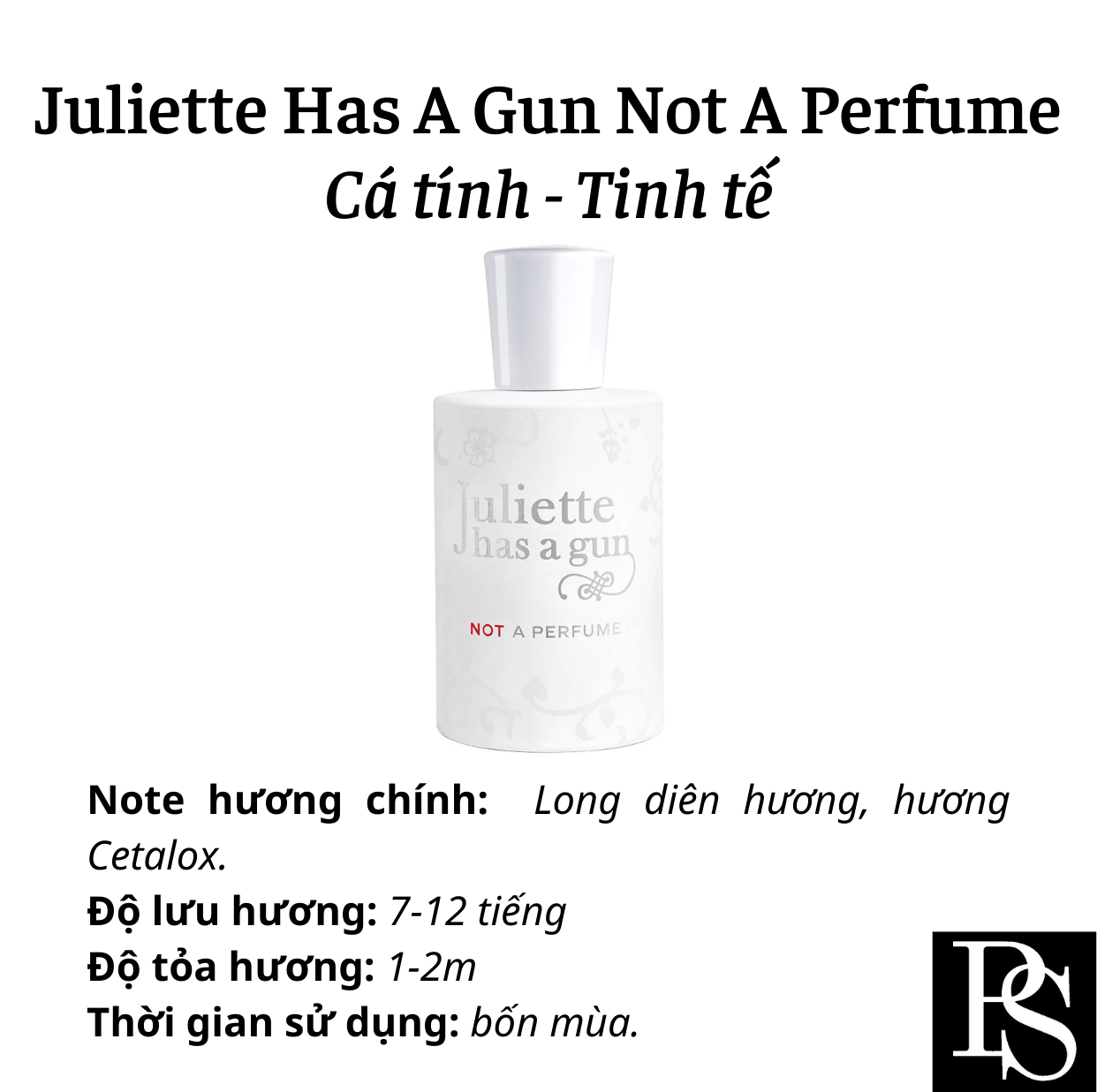 Nước hoa Niche - Juliette Has A Gun Not A Perfume