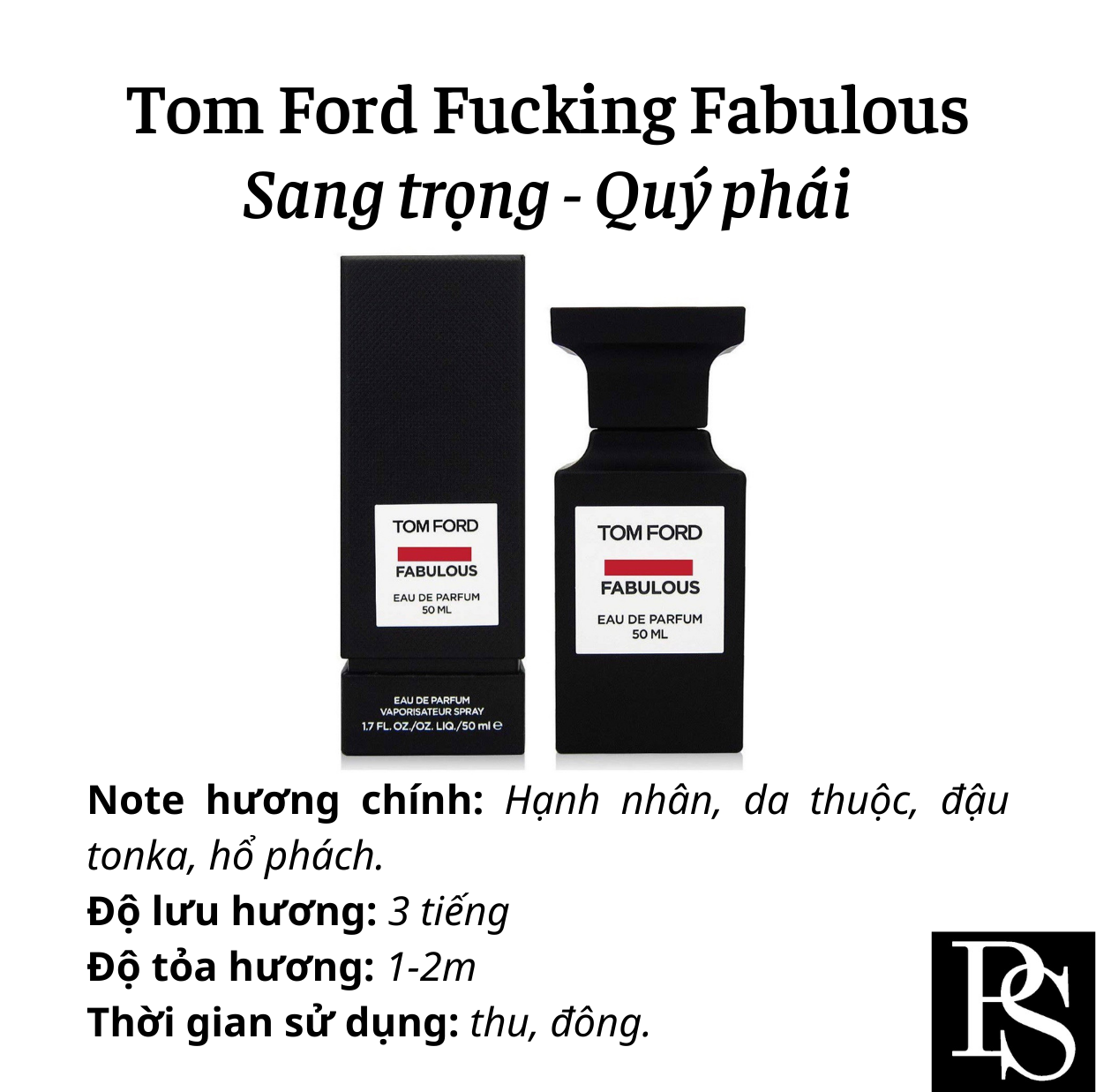 Nước hoa Niche - Tom Ford Fucking Fabulous EDP