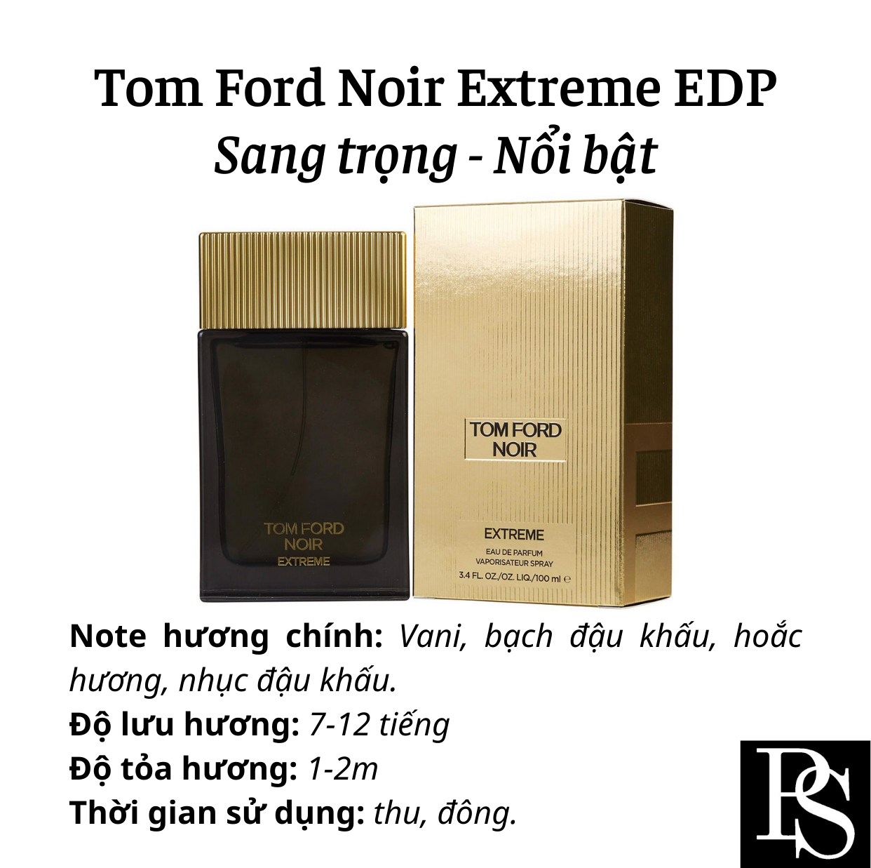 Nước hoa Nam - Tom Ford Noir Extreme EDP