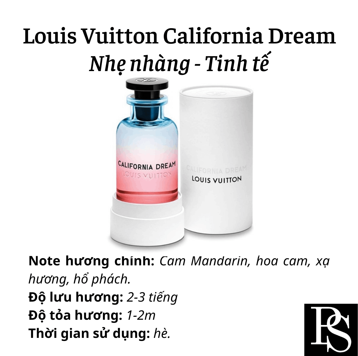 Nước hoa Niche - Louis Vuitton California Dream