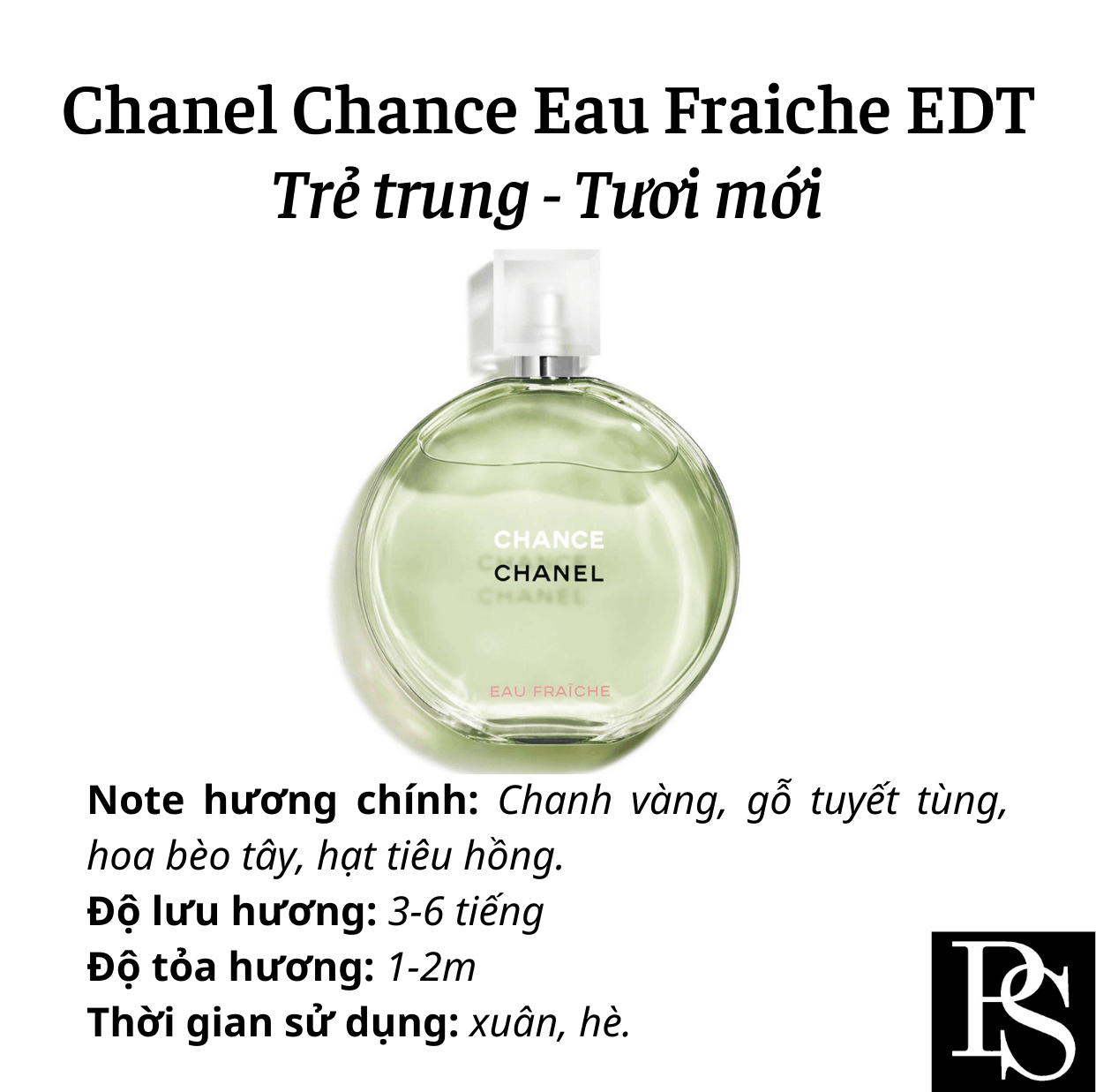 Nước hoa Nữ - Chanel Chance Eau Fraiche EDT