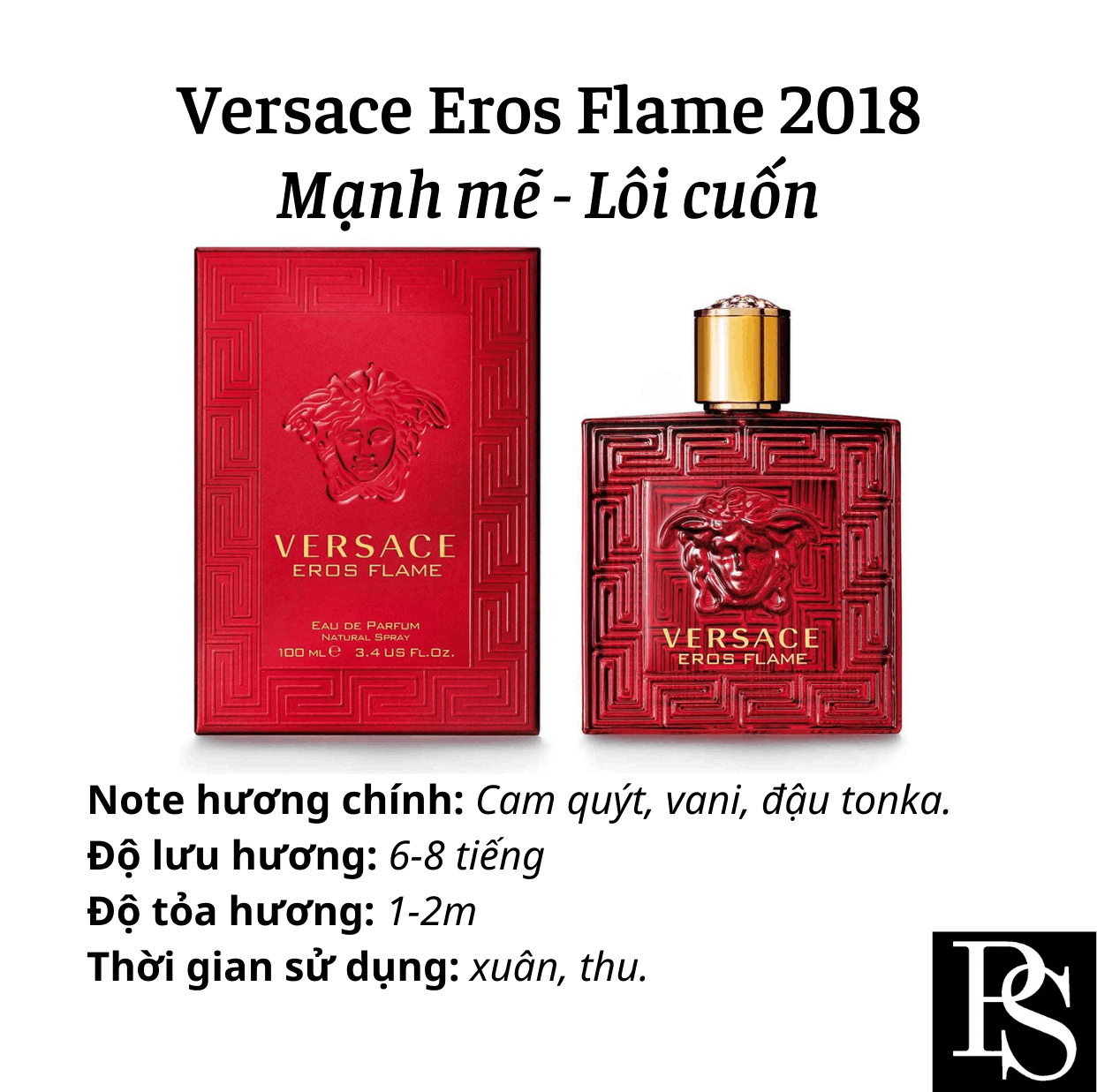 Nước hoa Nam - Versace Eros Flame 2018