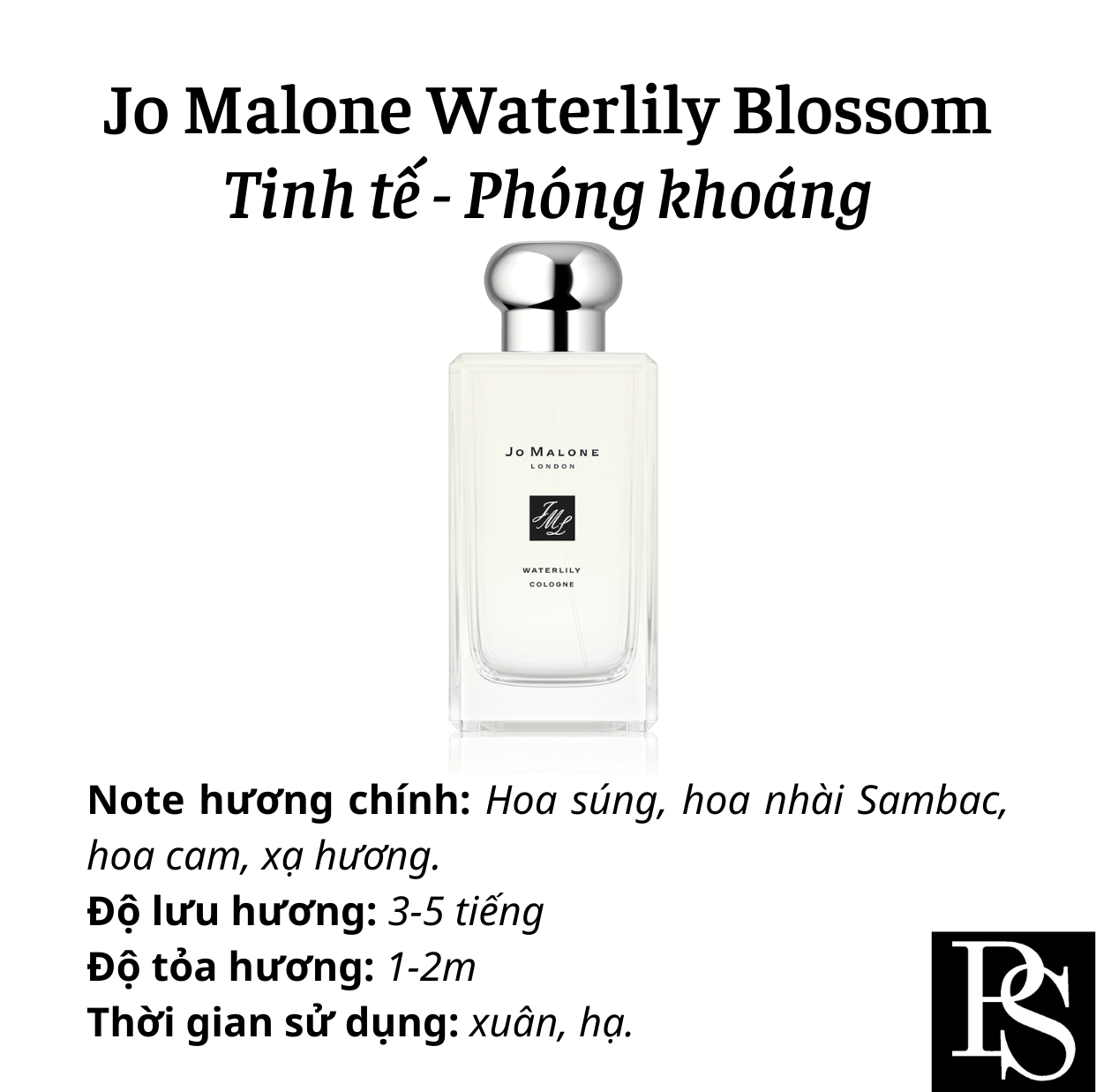 Nước hoa Niche Jo Malone WaterLily Blossom Limited 2020