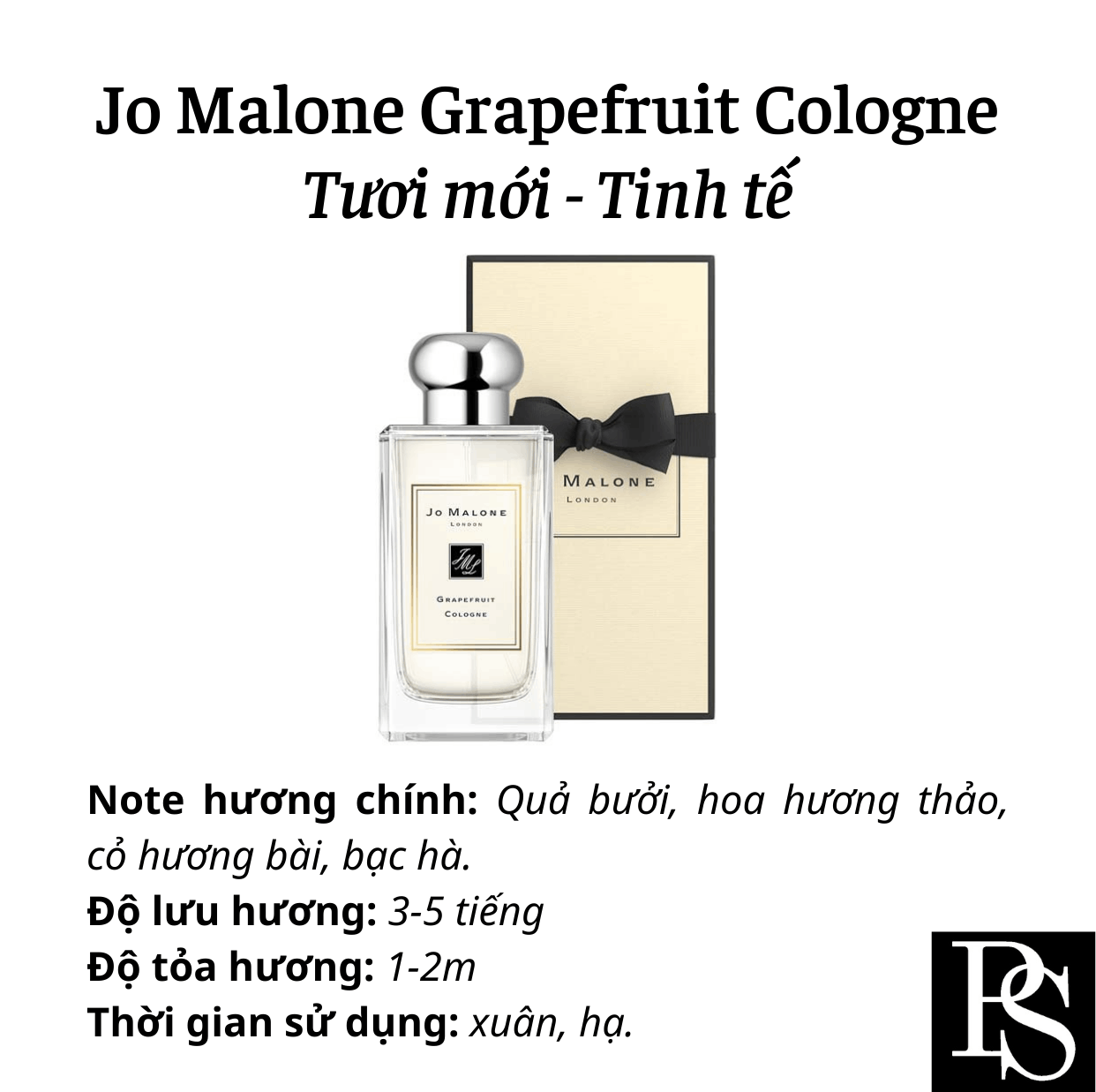 Nước hoa Niche - Jo Malone Grapefruit