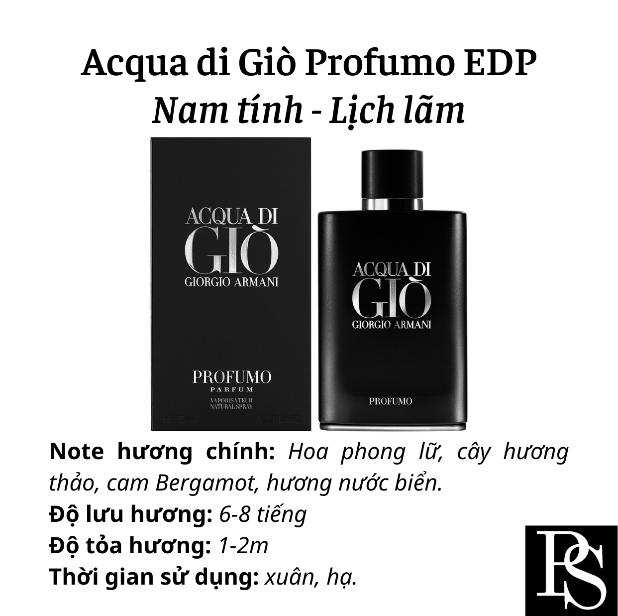 Nước hoa Nam - Giorgio Armani Acqua di Giò Profumo