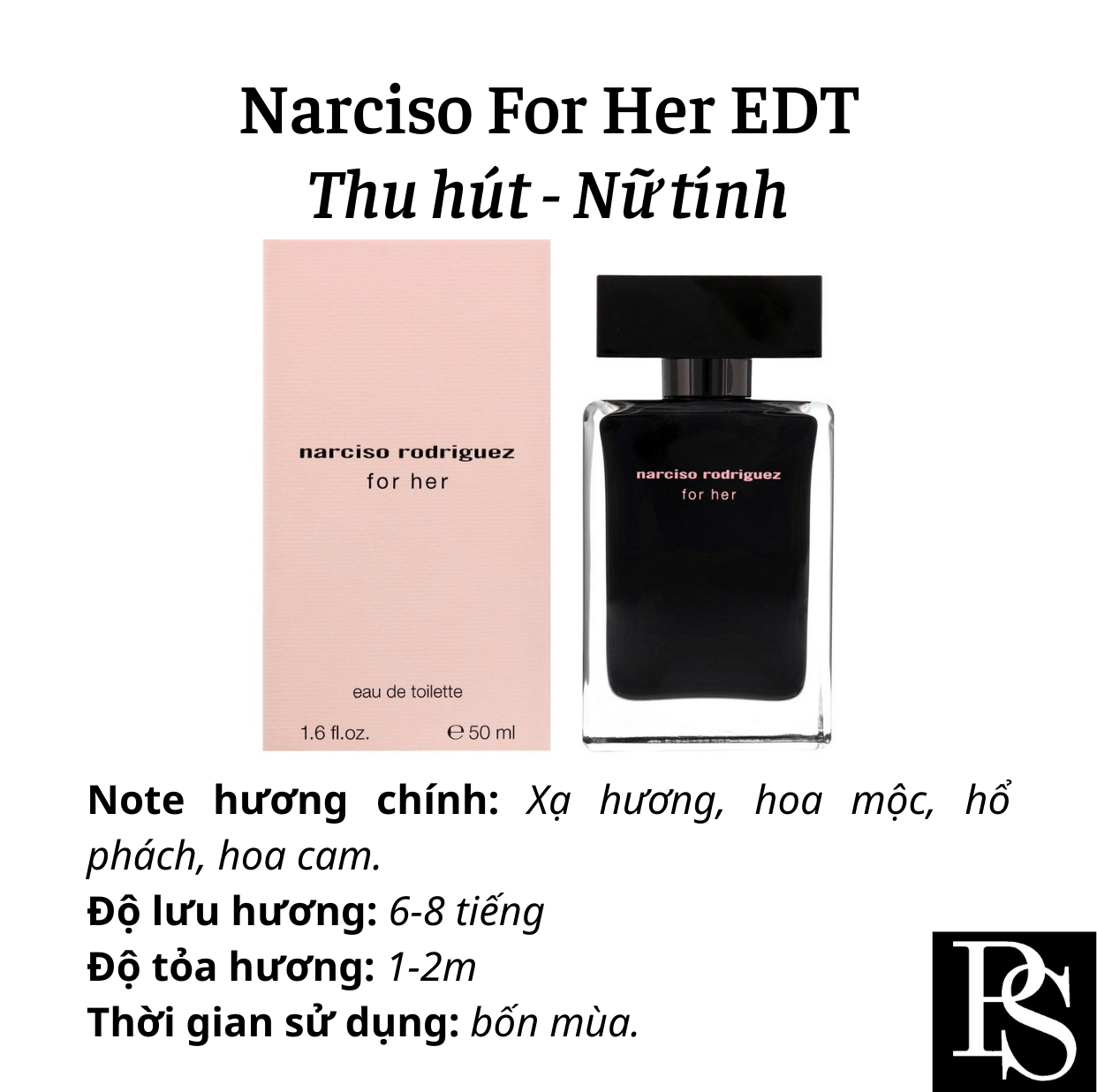 Nước hoa Nữ - Narciso Rodriguez Narciso For Her EDT