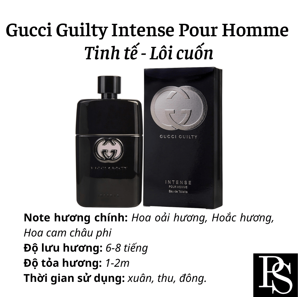 Nước hoa Nam - Gucci Guilty Intense Pour Homme EDT