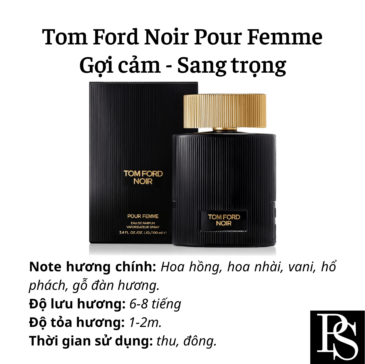 Nước hoa Nữ - Tom Ford Noir Pour Femme EDP