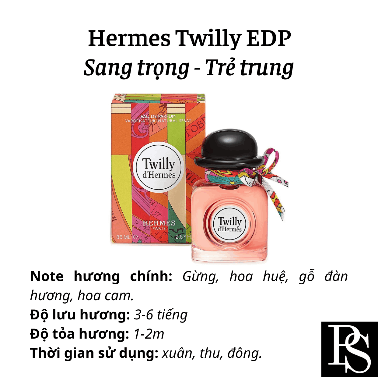 Nước hoa Nữ - Hermes Twilly EDP