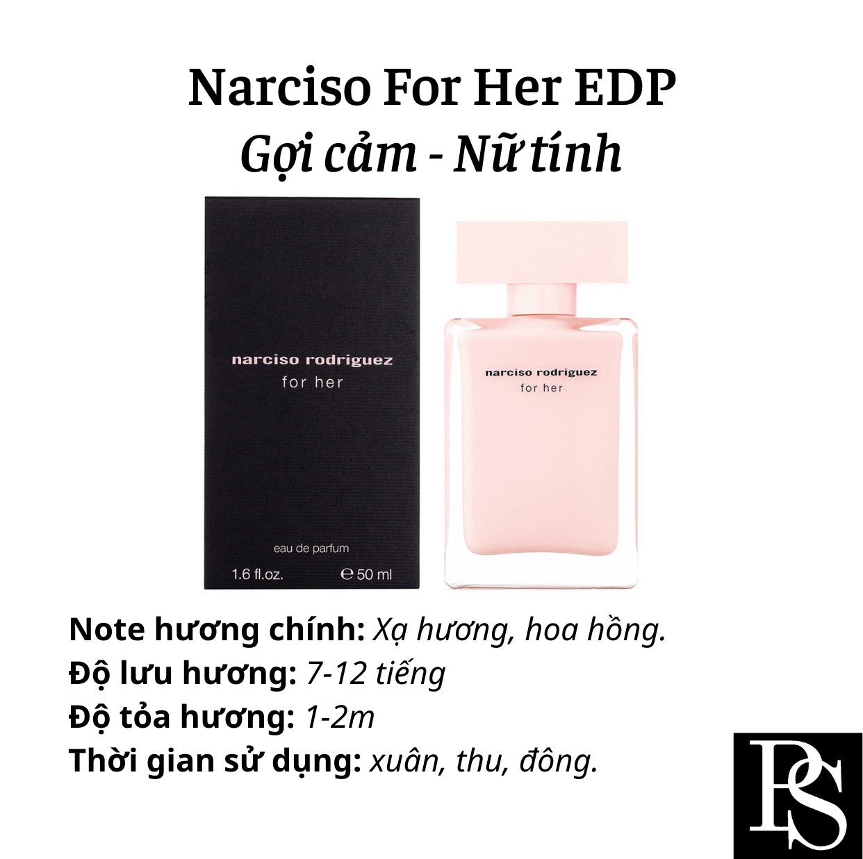 Nước hoa Nữ - Narciso Rodriguez Narciso For Her EDP