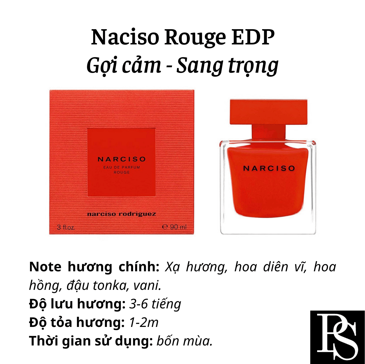 Nước hoa Nữ - Narciso Rodriguez Narciso Rouge EDP