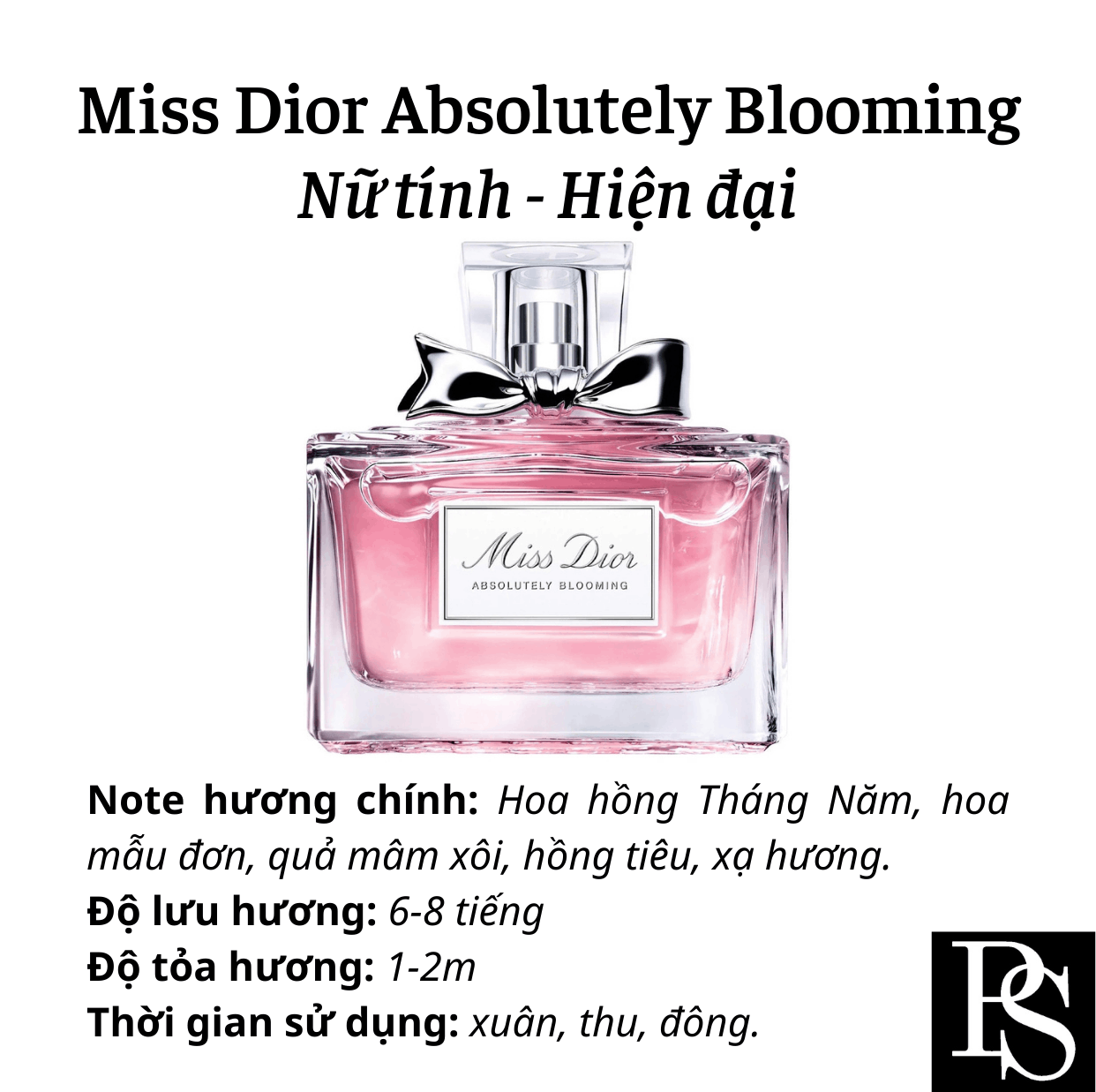 Nước hoa Nữ - Dior Miss Dior Absolutely Blooming EDP