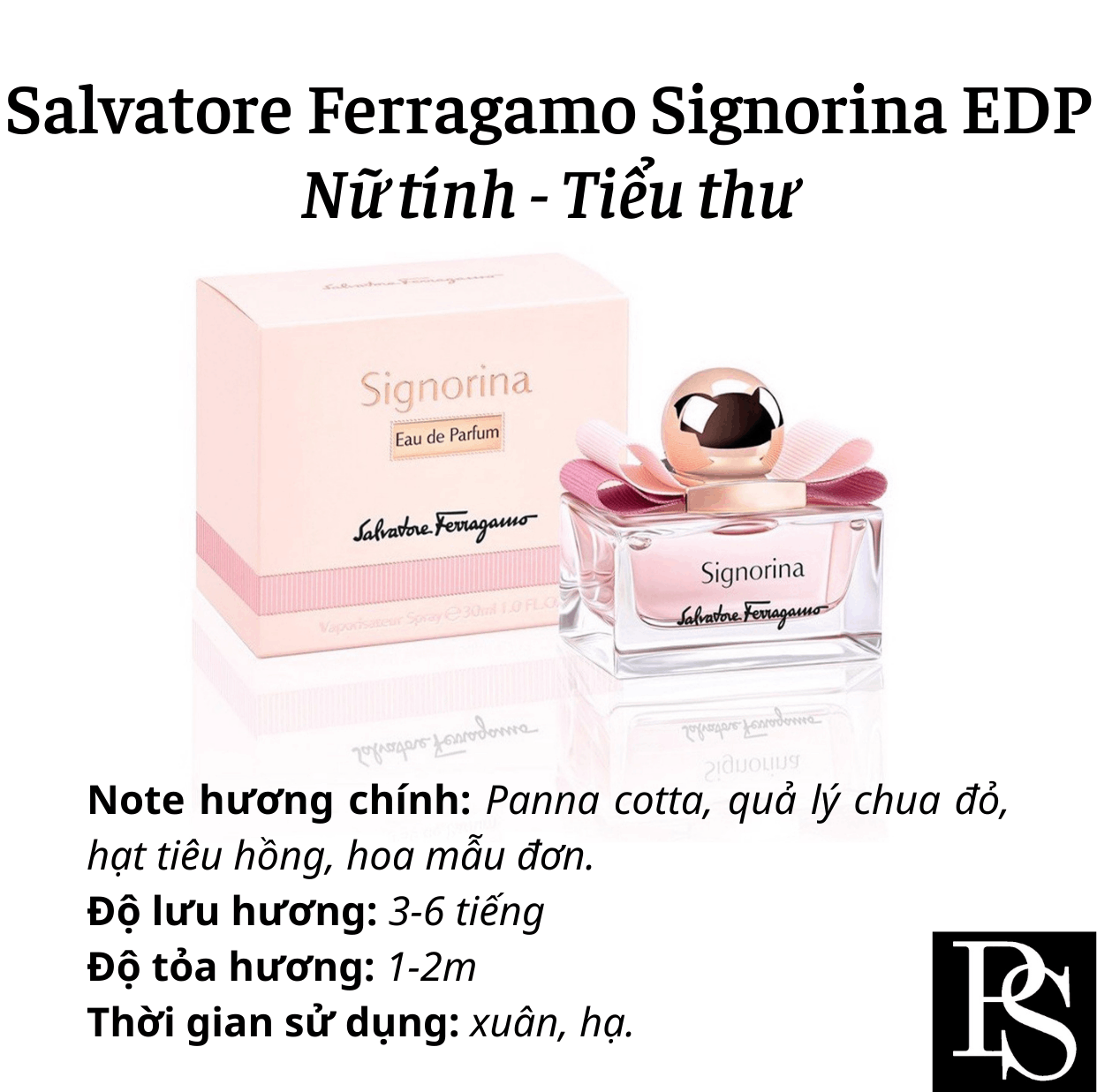 Nước hoa Nữ - Salvatore Ferragamo Signorina EDP