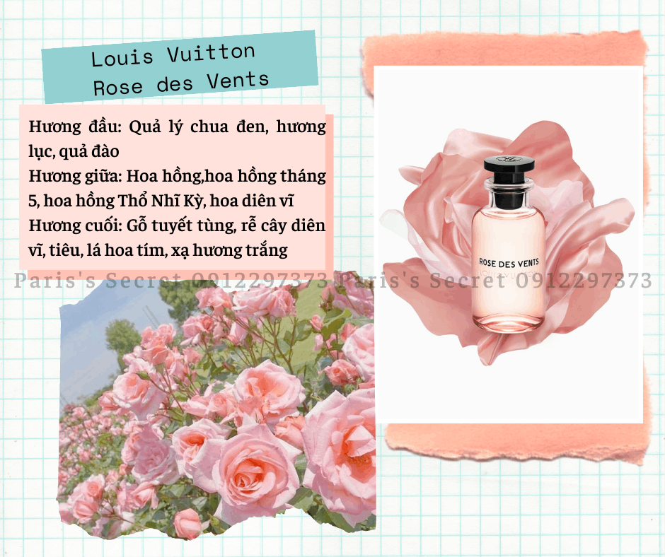 Nước hoa Niche - Louis Vuitton Rose des Vents