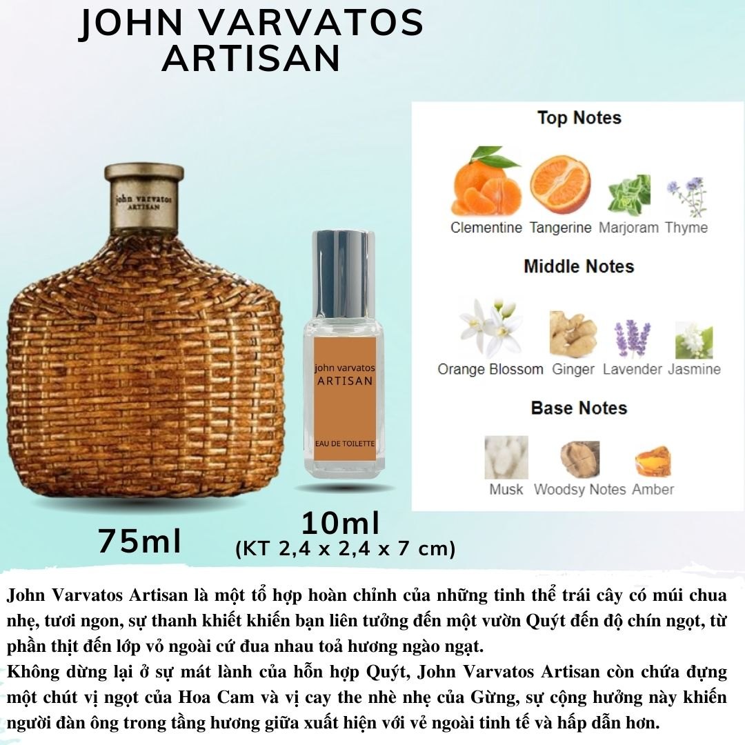 Nước hoa Nam - John Varvatos Artisan