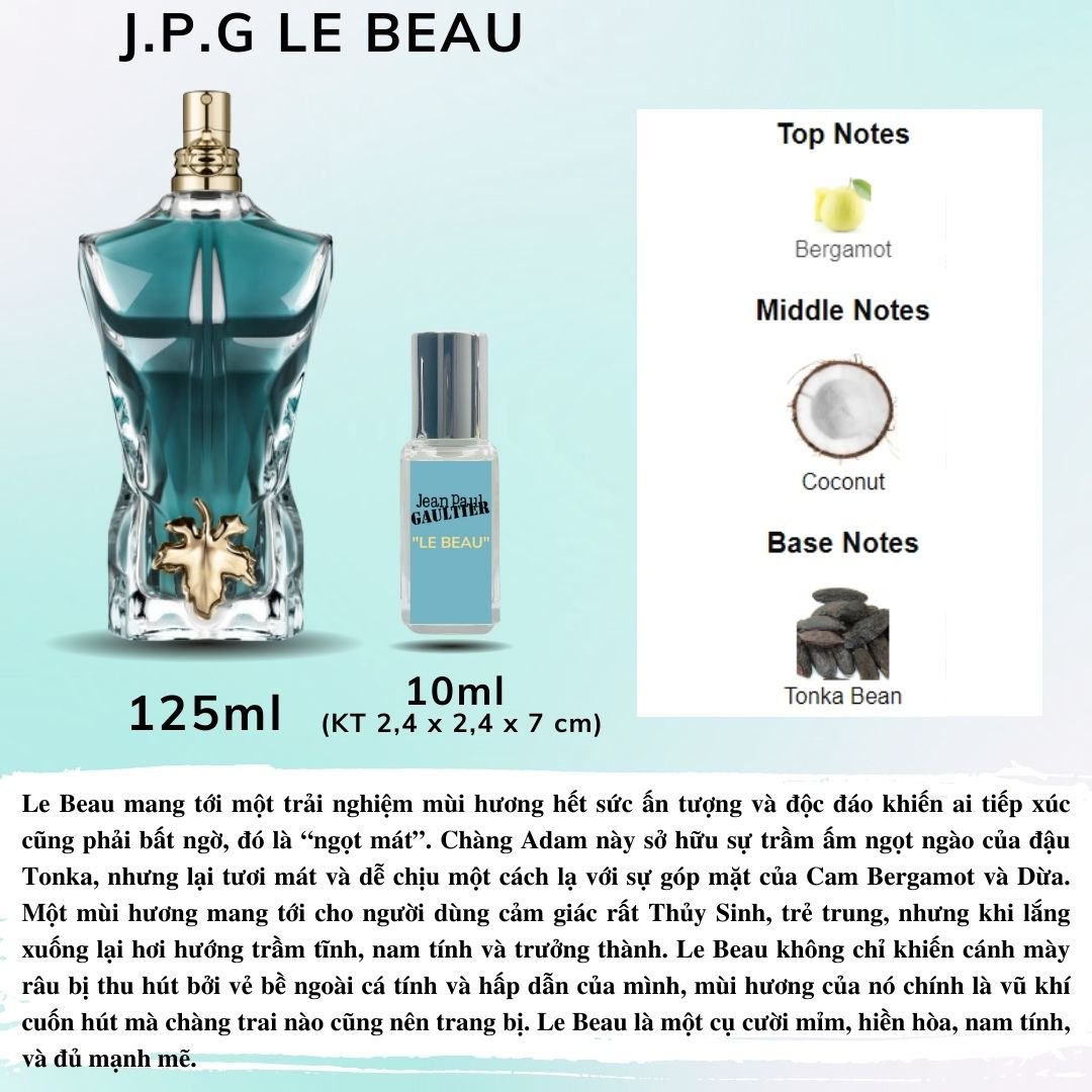 Jean Paul Gaultier Collection - Chiết 10ml