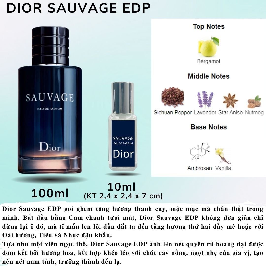 DIOR Collection - Chiết 10ml