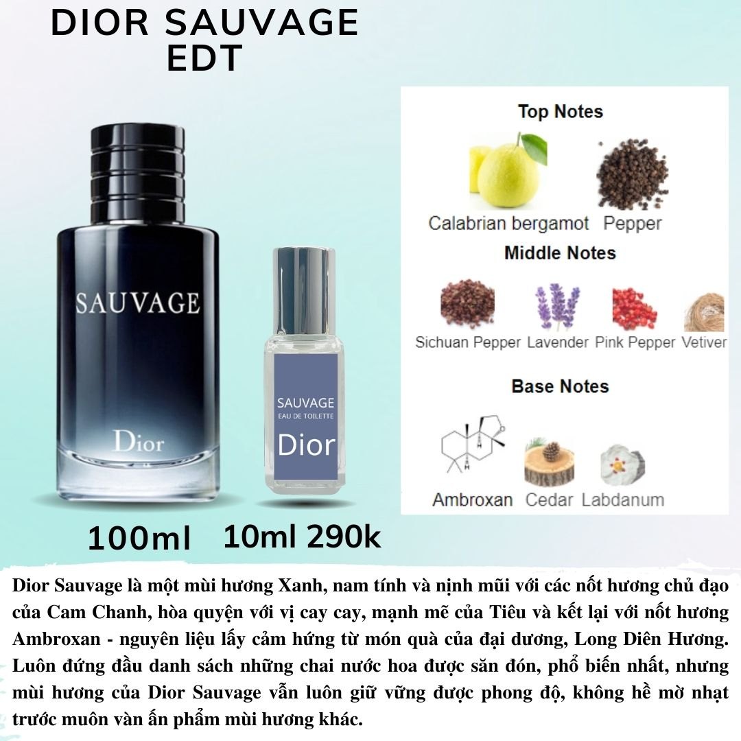 Nước hoa Nam - Dior Sauvage EDT