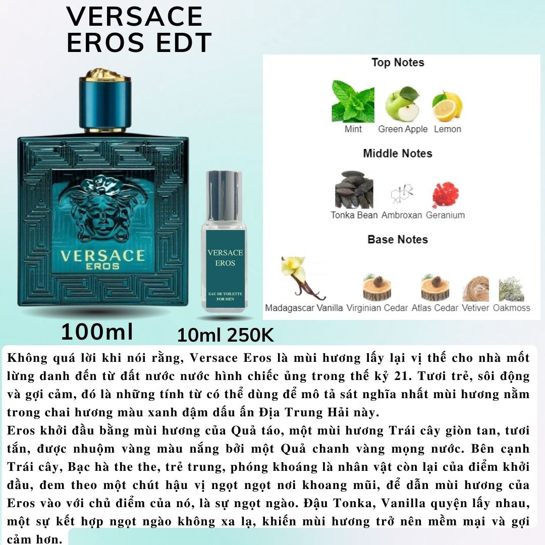 Nước hoa Nam - Versace Eros EDT