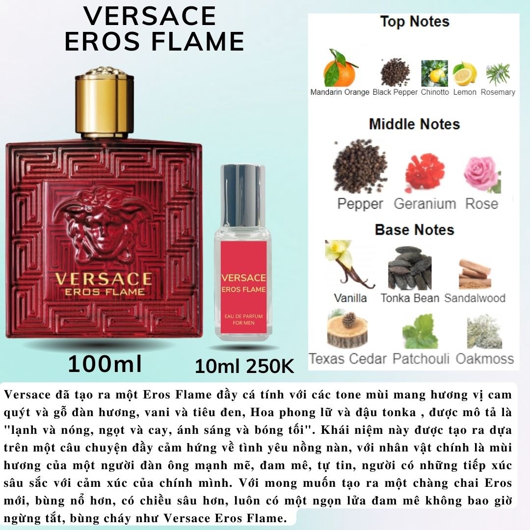 Nước hoa Nam - Versace Eros Flame 2018